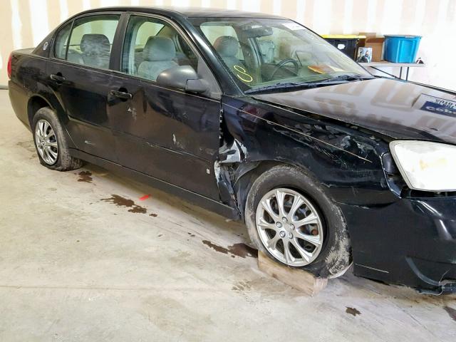 1G1ZS51F96F157106 - 2006 CHEVROLET MALIBU LS CHARCOAL photo 9