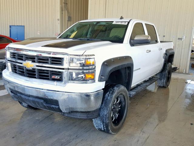 3GCPCREC1EG440504 - 2014 CHEVROLET SILVERADO WHITE photo 2