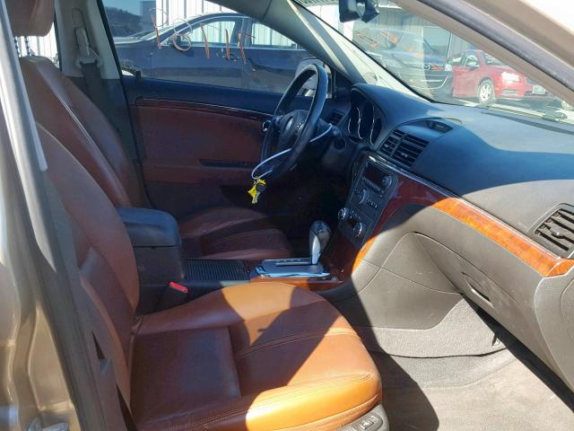 1G8ZV57717F211735 - 2007 SATURN AURA XR GOLD photo 5