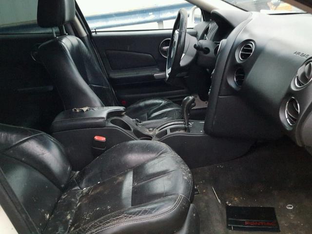 2G2WR554161194516 - 2006 PONTIAC GRAND PRIX Սպիտակ լուսանկար 5
