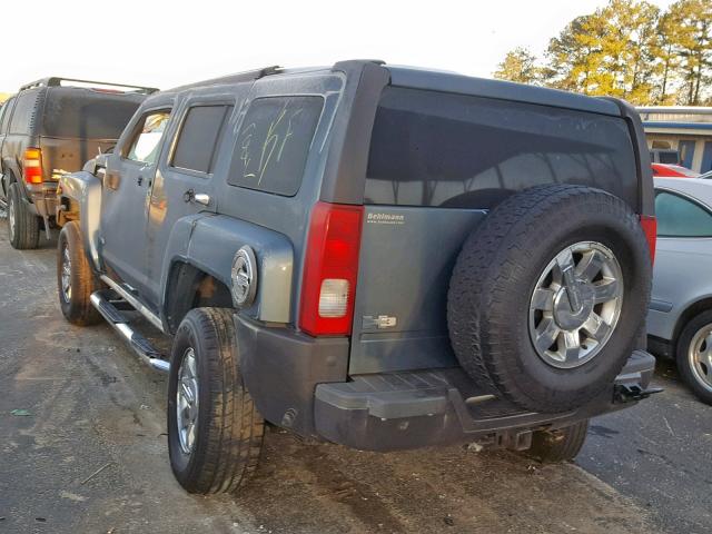 5GTDN136968297197 - 2006 HUMMER H3 SILVER photo 3