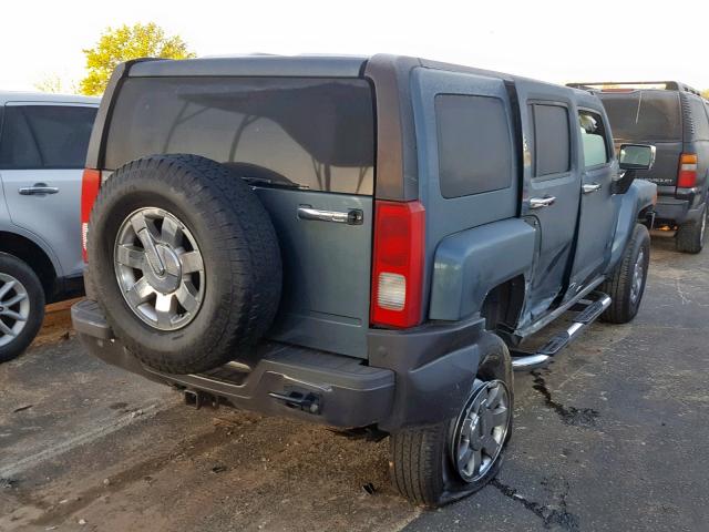 5GTDN136968297197 - 2006 HUMMER H3 SILVER photo 4