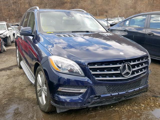 4JGDA0EB5FA491026 - 2015 MERCEDES-BENZ ML 250 BLU BLACK photo 1