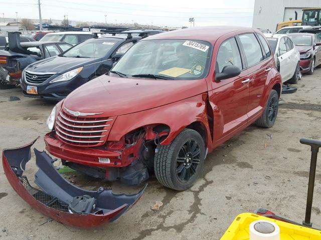 3A4FY48B67T533705 - 2007 CHRYSLER PT CRUISER RED photo 2