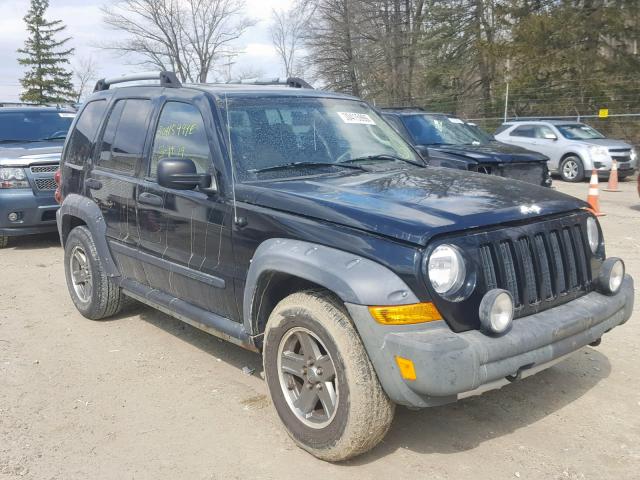 1J4GL38K95W724877 - 2005 JEEP LIBERTY RE BLACK photo 1