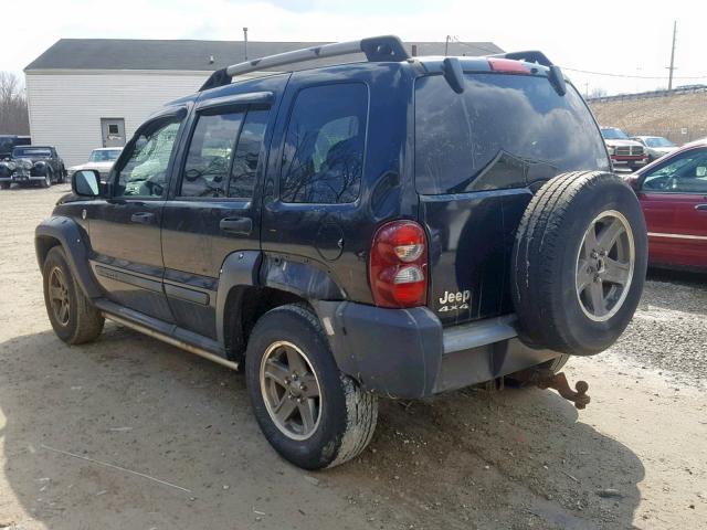 1J4GL38K95W724877 - 2005 JEEP LIBERTY RE BLACK photo 3