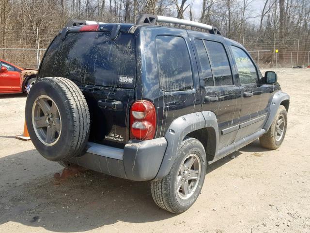 1J4GL38K95W724877 - 2005 JEEP LIBERTY RE BLACK photo 4