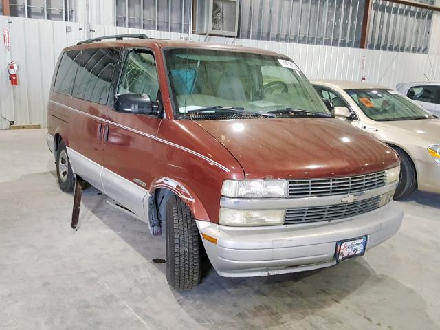 1GNDM19W0XB155477 - 1999 CHEVROLET ASTRO MAROON photo 1