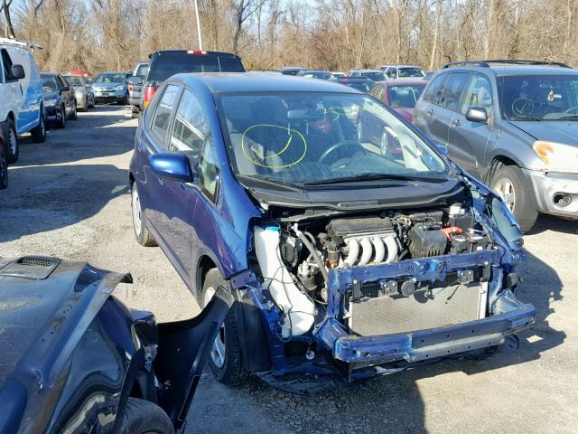 JHMGE8H37DC032475 - 2013 HONDA FIT BLUE photo 1