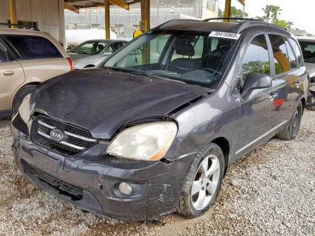 KNAFG526087189799 - 2008 KIA RONDO LX GRAY photo 2