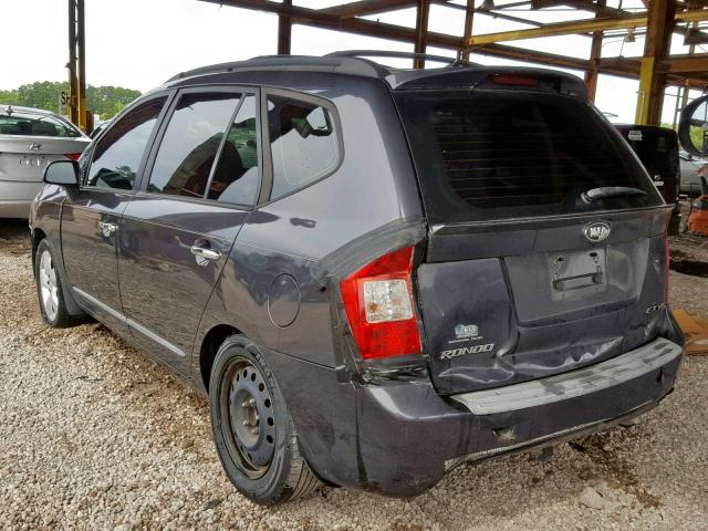 KNAFG526087189799 - 2008 KIA RONDO LX GRAY photo 3