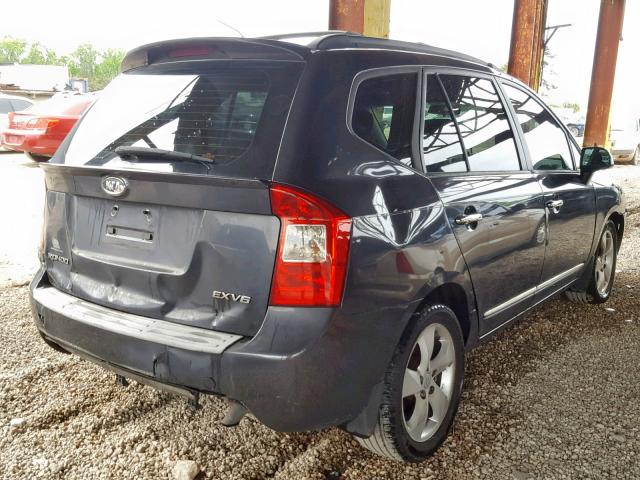 KNAFG526087189799 - 2008 KIA RONDO LX GRAY photo 4