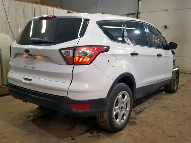 1FMCU0F75HUF00189 - 2017 FORD ESCAPE S WHITE photo 4