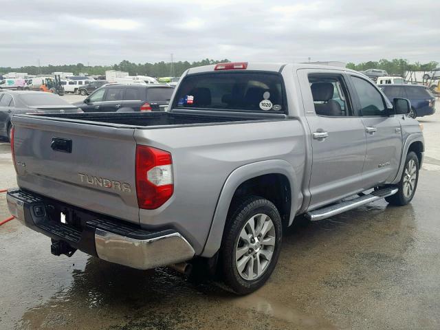 5TFHW5F16FX455207 - 2015 TOYOTA TUNDRA CRE GRAY photo 4