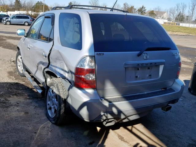 2HNYD188X4H532438 - 2004 ACURA MDX TOURIN SILVER photo 3