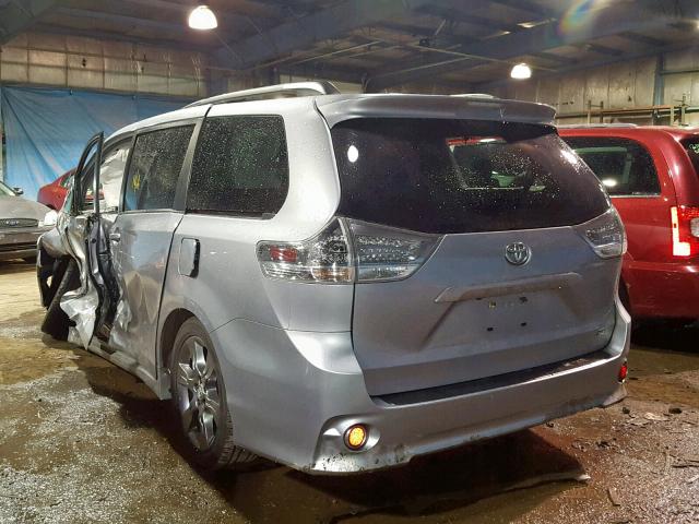 5TDXK3DCXBS136425 - 2011 TOYOTA SIENNA SPO BLUE photo 3