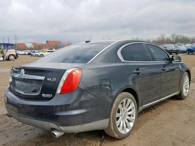 1LNHM93R39G616586 - 2009 LINCOLN MKS BLACK photo 4