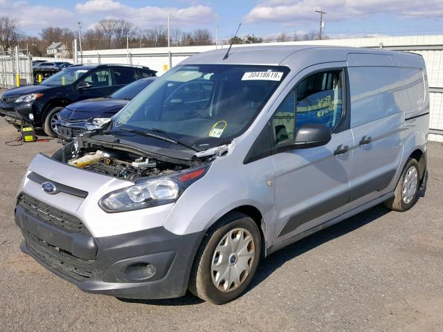 NM0LE7E70E1152484 - 2014 FORD TRANSIT CO SILVER photo 2