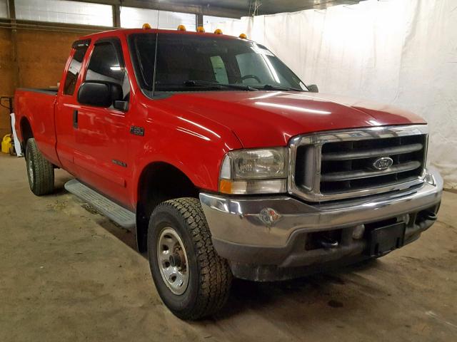 1FTSX31FX2EB81252 - 2002 FORD F350 SRW S RED photo 1