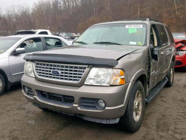 1FMDU75W02ZB04669 - 2002 FORD EXPLORER L TAN photo 2