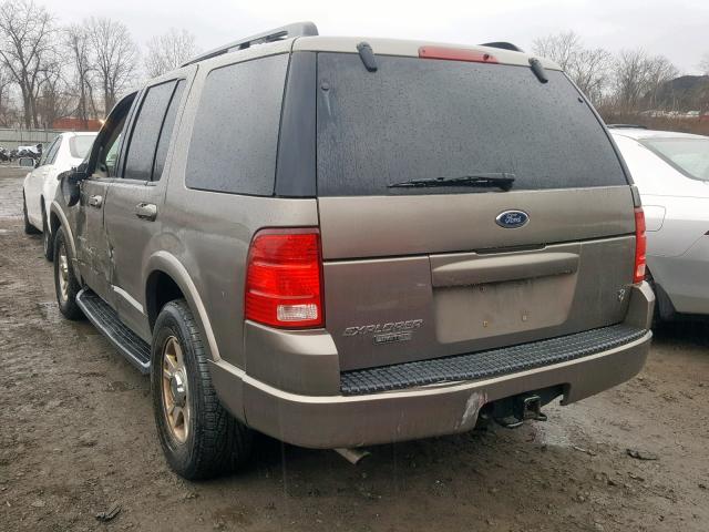 1FMDU75W02ZB04669 - 2002 FORD EXPLORER L TAN photo 3