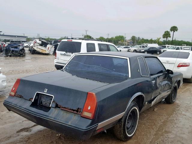 1G1GZ37Z0GR206654 - 1986 CHEVROLET MONTE CARL BLUE photo 4