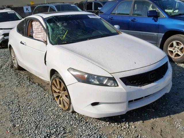 1HGCS22878A014815 - 2008 HONDA ACCORD EXL WHITE photo 1