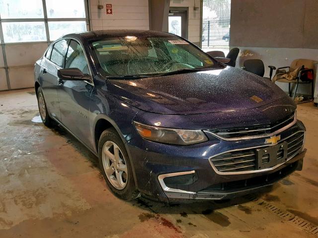 1G1ZB5ST1JF117499 - 2018 CHEVROLET MALIBU LS BLUE photo 1