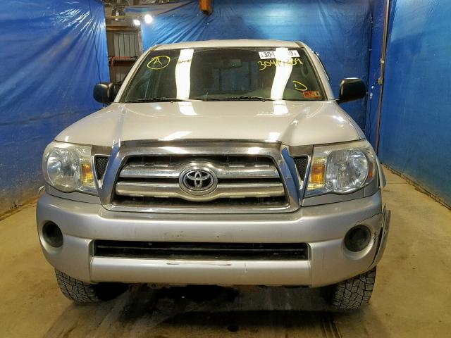 5TEUX42N79Z634223 - 2009 TOYOTA TACOMA ACC SILVER photo 9