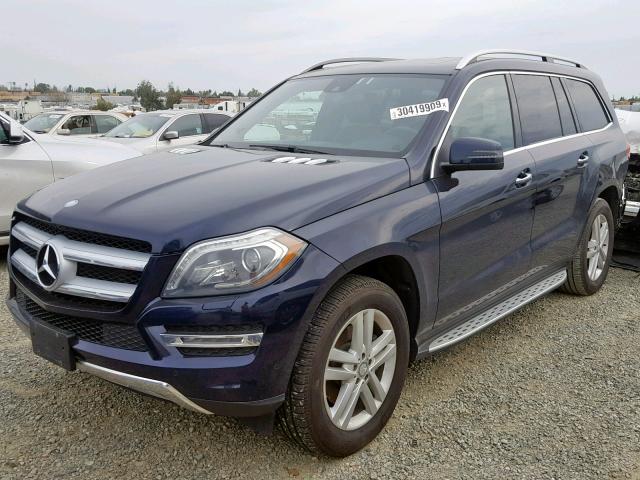 4JGDF2EE1DA187972 - 2013 MERCEDES-BENZ GL 350 BLU BLUE photo 2