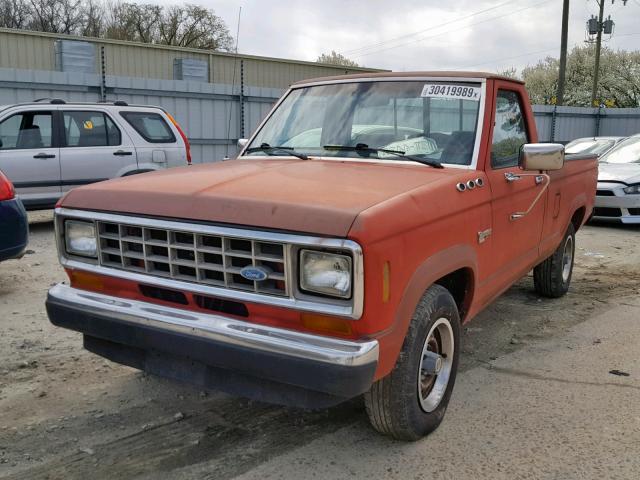 1FTCR10TXHUB99565 - 1987 FORD RANGER RED photo 2
