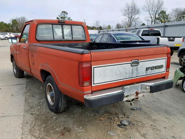 1FTCR10TXHUB99565 - 1987 FORD RANGER RED photo 3