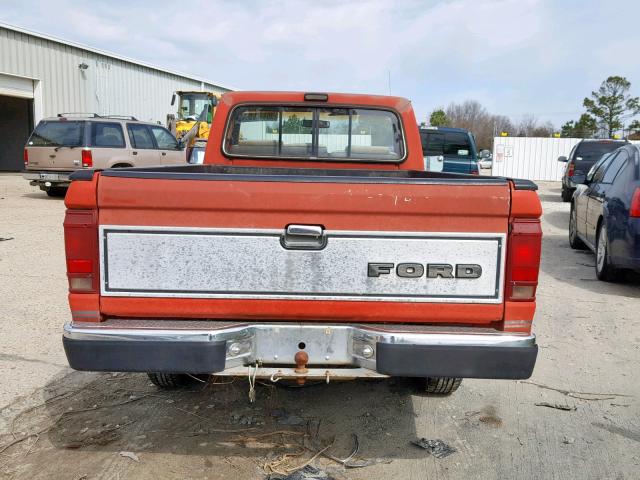 1FTCR10TXHUB99565 - 1987 FORD RANGER RED photo 6