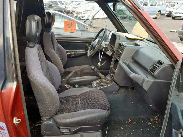 2CNBJ18U6R6905720 - 1994 GEO TRACKER RED photo 5