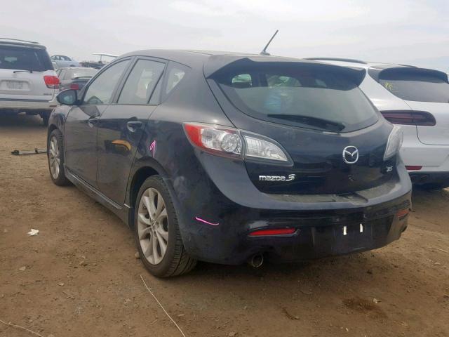 JM1BL1H58A1333435 - 2010 MAZDA 3 S BLACK photo 3