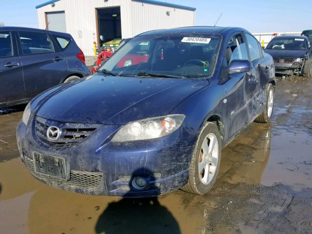 JM1BK123261400564 - 2006 MAZDA 3 S BLUE photo 2