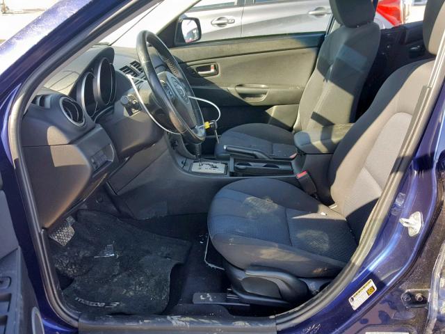 JM1BK123261400564 - 2006 MAZDA 3 S BLUE photo 5