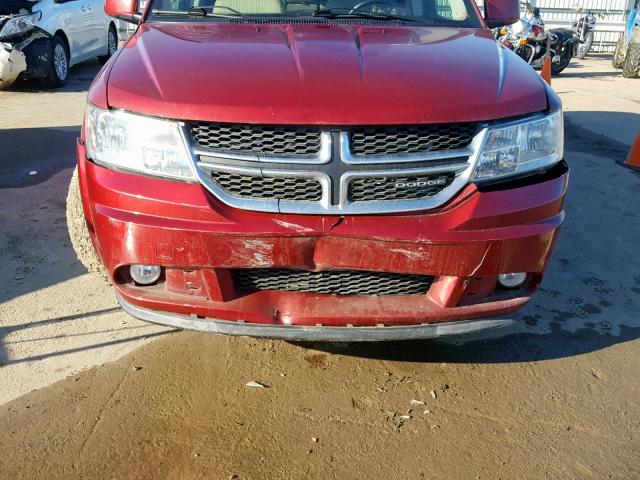 3D4PH3FG4BT523382 - 2011 DODGE JOURNEY CR RED photo 9