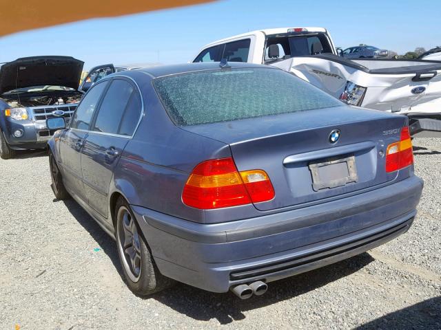 WBAEV53404KM37359 - 2004 BMW 330 I TURQUOISE photo 3