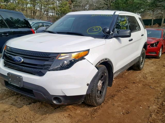 1FM5K8AR2FGC16486 - 2015 FORD EXPLORER P WHITE photo 2