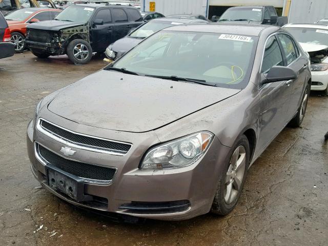 1G1ZB5E10BF170156 - 2011 CHEVROLET MALIBU LS BROWN photo 2