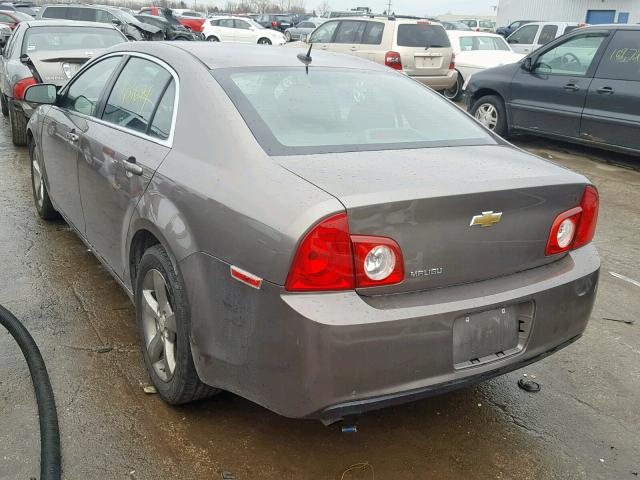 1G1ZB5E10BF170156 - 2011 CHEVROLET MALIBU LS BROWN photo 3