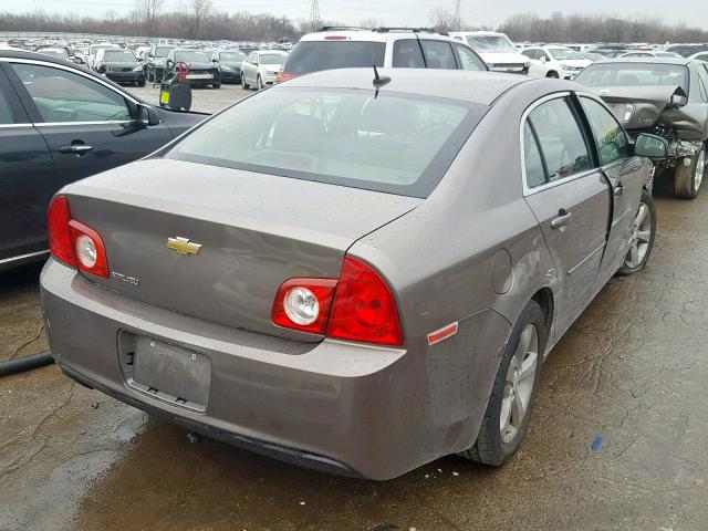 1G1ZB5E10BF170156 - 2011 CHEVROLET MALIBU LS BROWN photo 4