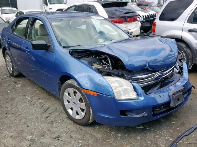 3FAHP06Z19R141022 - 2009 FORD FUSION S BLUE photo 1