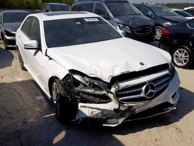 WDDHF5KB2EA962840 - 2014 MERCEDES-BENZ E 350 WHITE photo 1