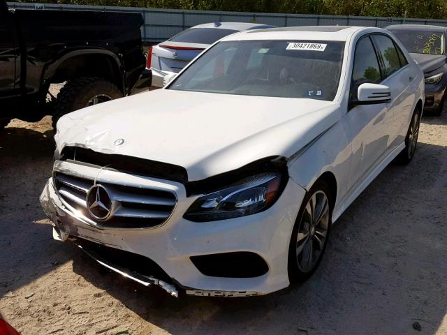 WDDHF5KB2EA962840 - 2014 MERCEDES-BENZ E 350 WHITE photo 2