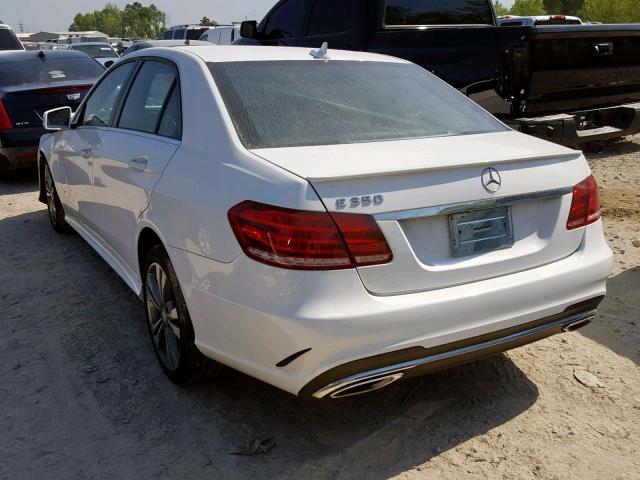 WDDHF5KB2EA962840 - 2014 MERCEDES-BENZ E 350 WHITE photo 3