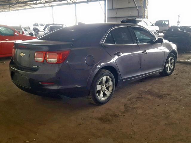 1G11C5SLXFF190470 - 2015 CHEVROLET MALIBU 1LT ნაცრისფერი ფოტო 4