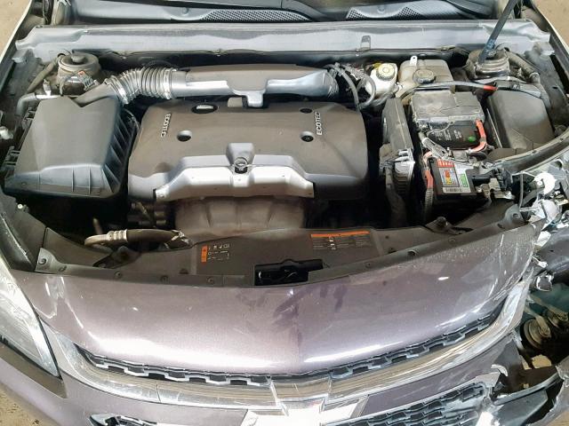 1G11C5SLXFF190470 - 2015 CHEVROLET MALIBU 1LT ნაცრისფერი ფოტო 7