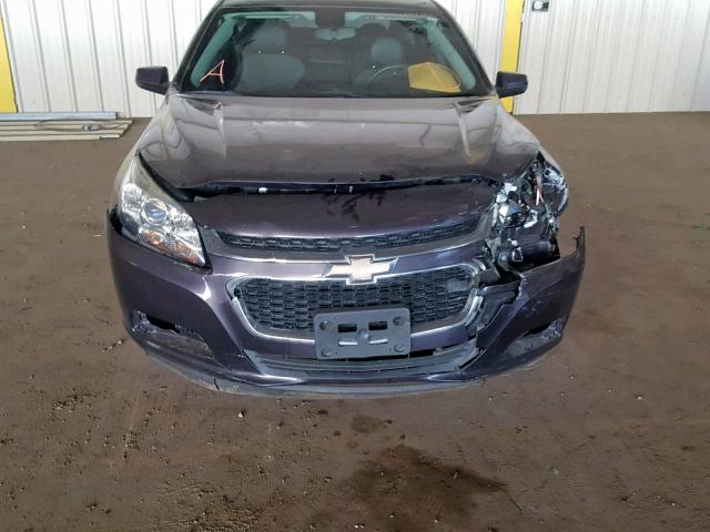 1G11C5SLXFF190470 - 2015 CHEVROLET MALIBU 1LT ნაცრისფერი ფოტო 9